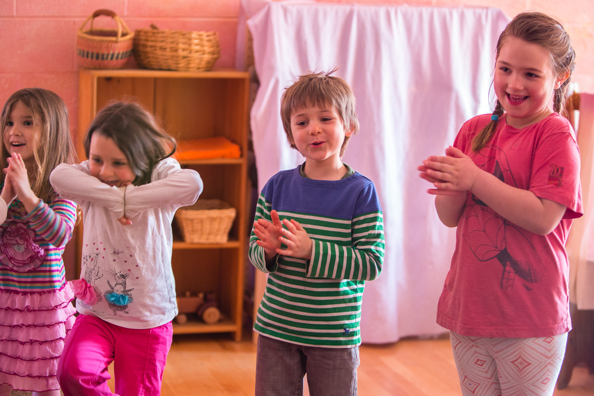 Young Children Laughing