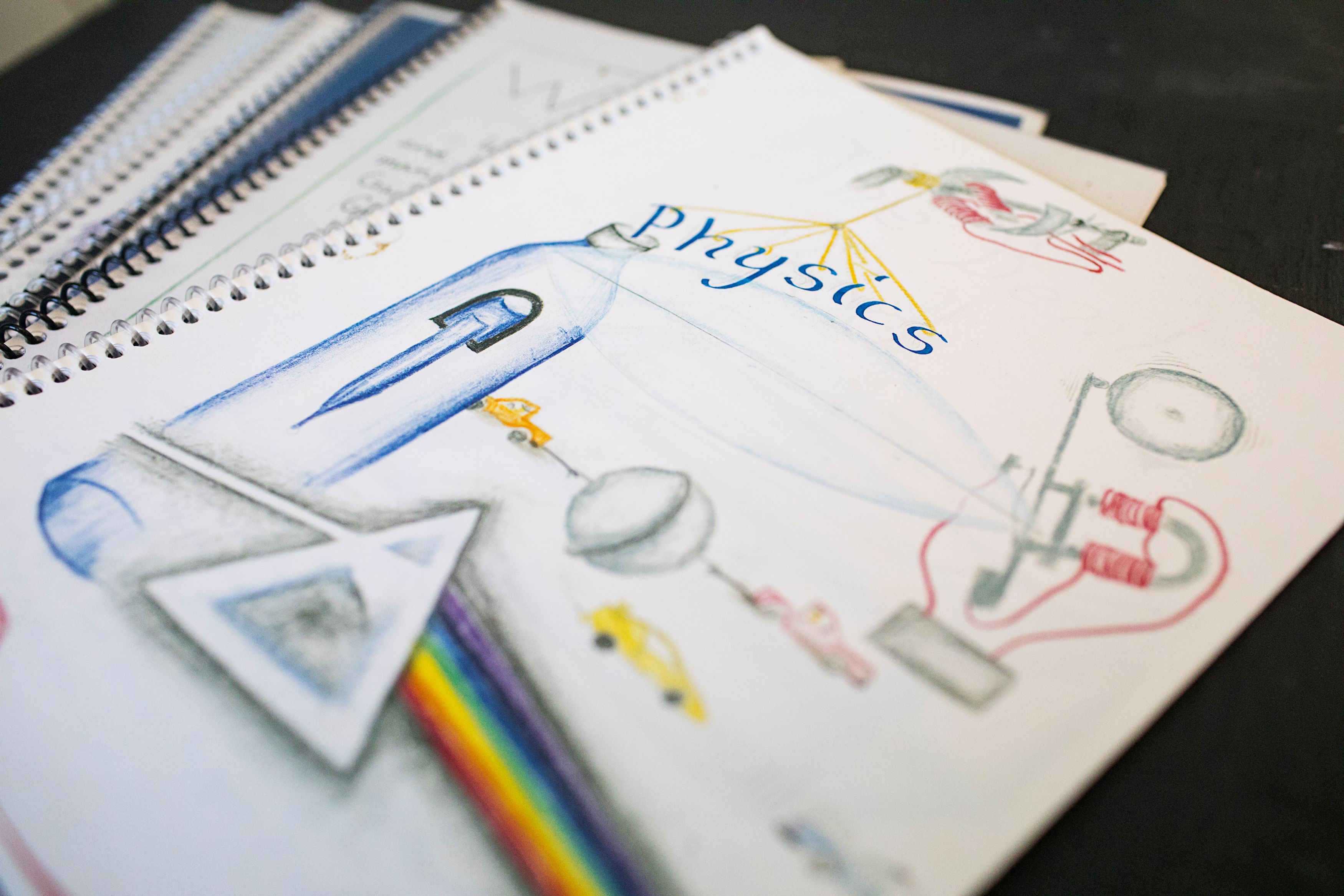 Handmade Physics Textbooks