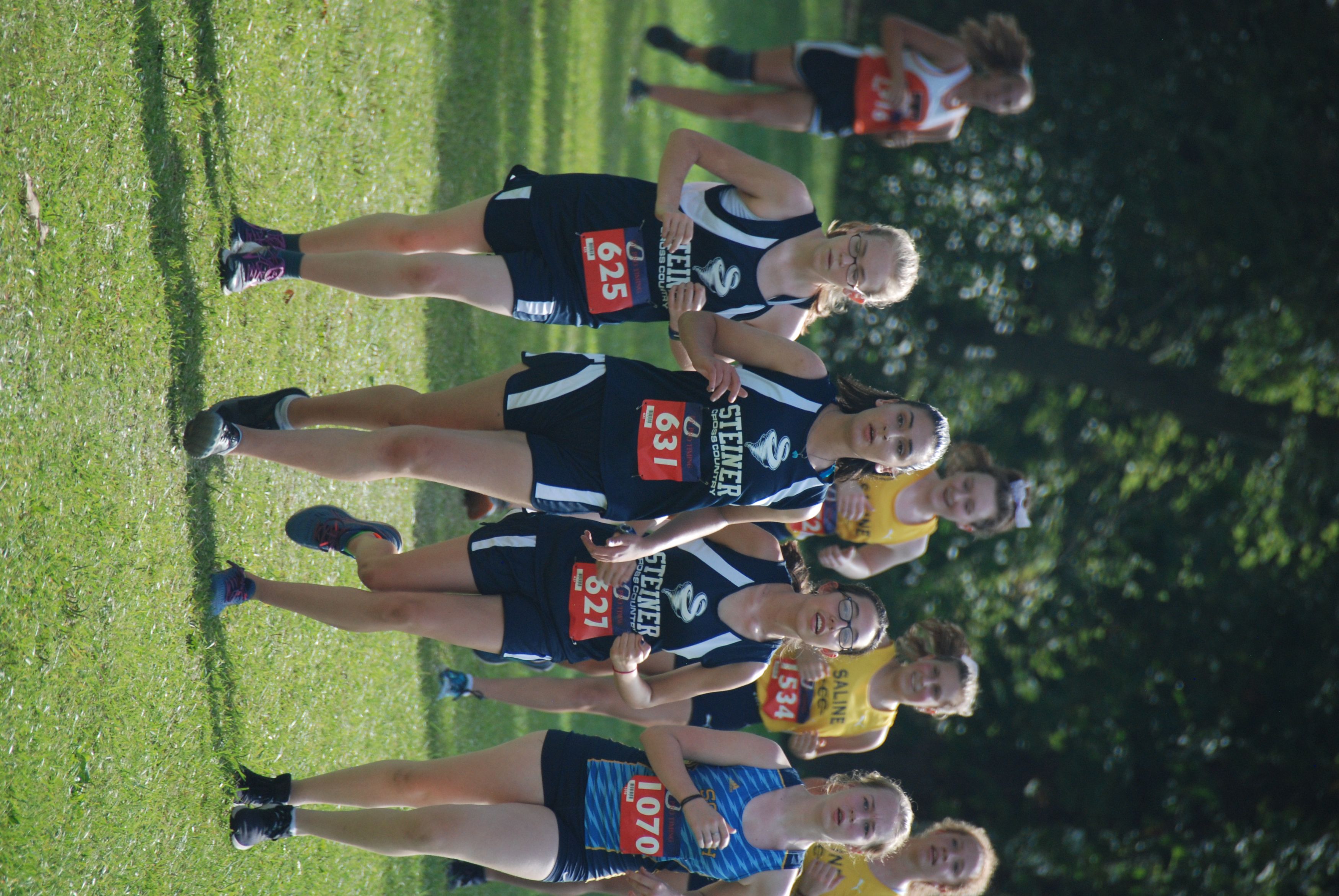 Cross Country Team Running