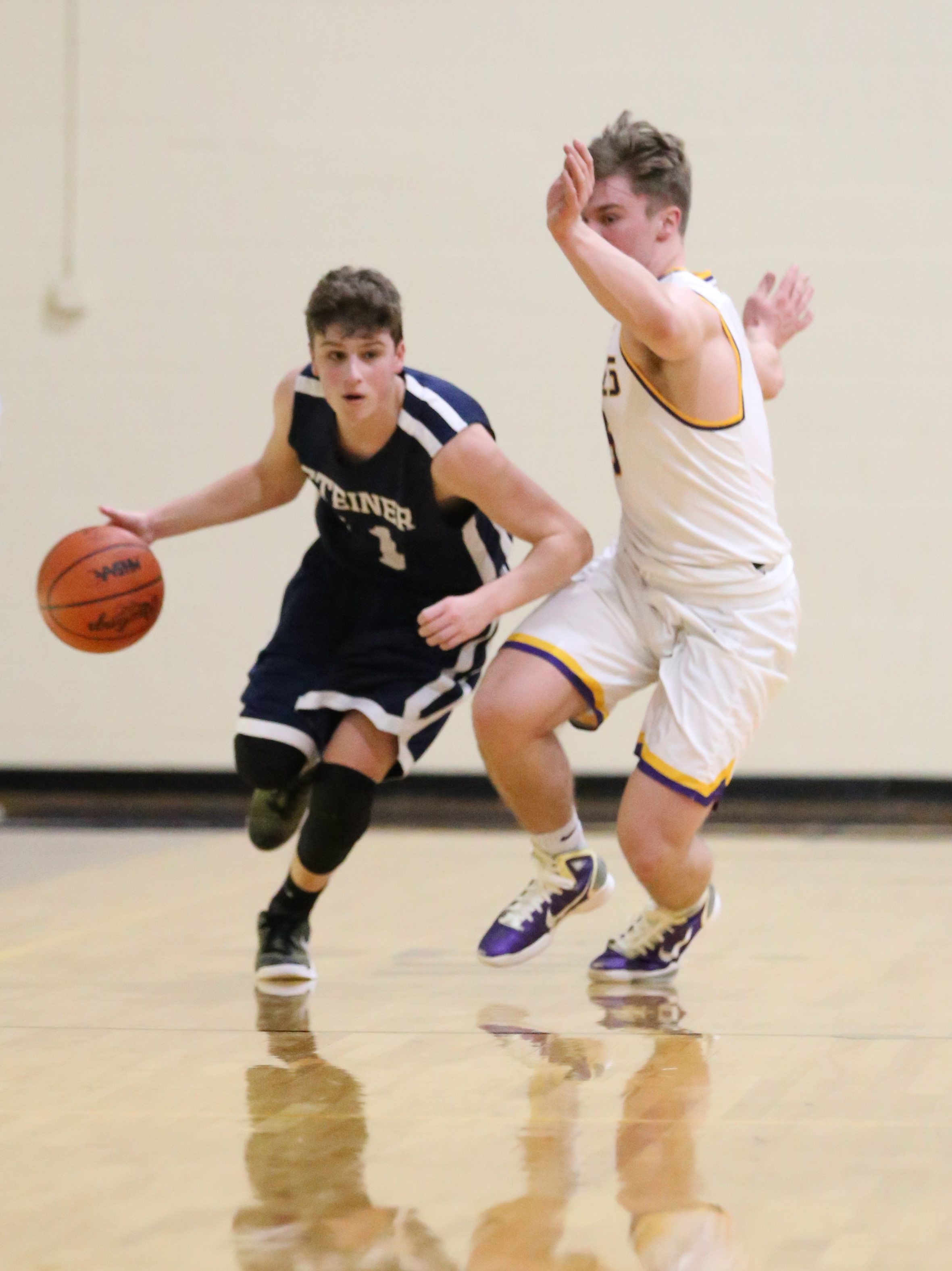 Boys basketball game