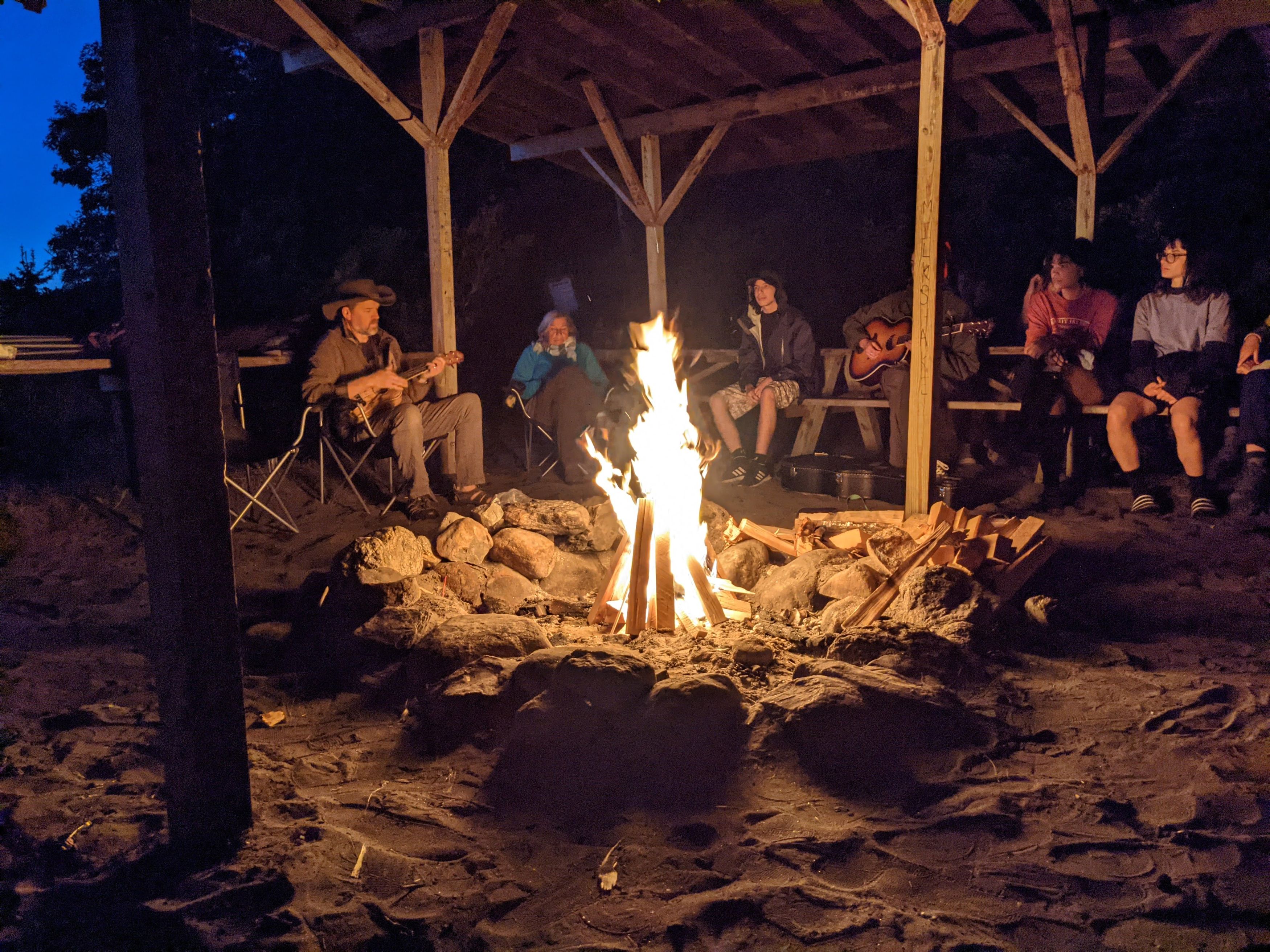 Campfire singing