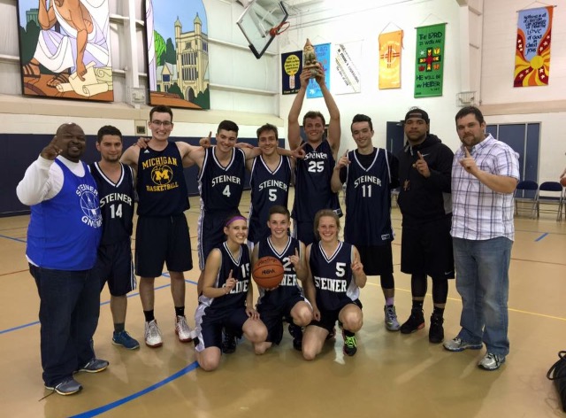 Alum basketball game