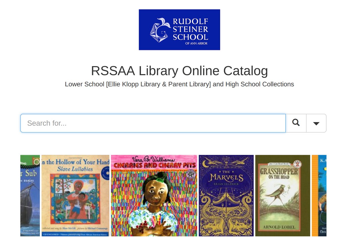 Library Catalog Screen Shot